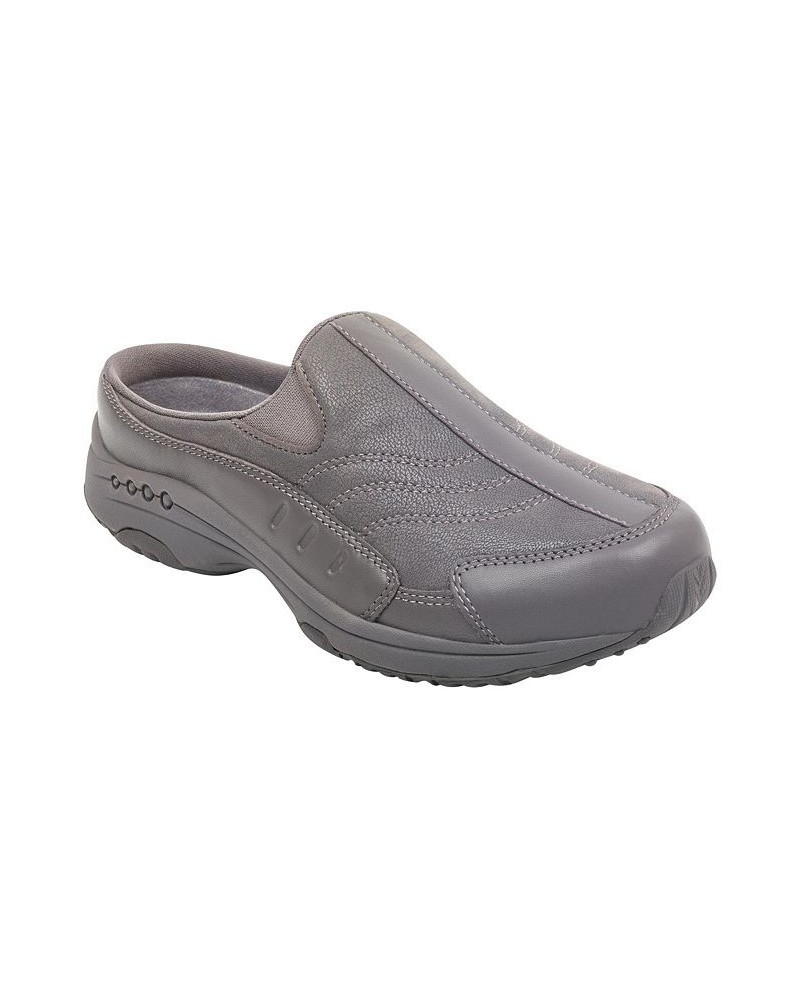 Women's Traveltime Round Toe Casual Slip-on Mules PD01 $37.92 Shoes