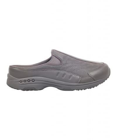 Women's Traveltime Round Toe Casual Slip-on Mules PD01 $37.92 Shoes