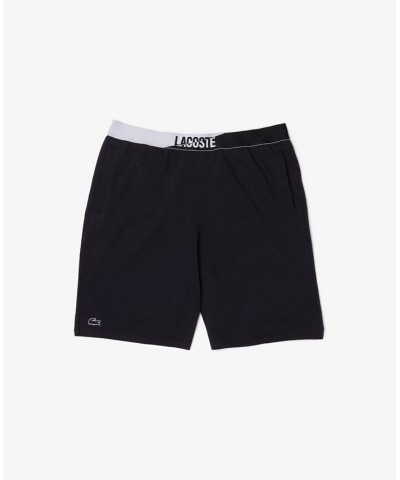 Men's Tonal Waistband Lounge Shorts Black $34.30 Pajama