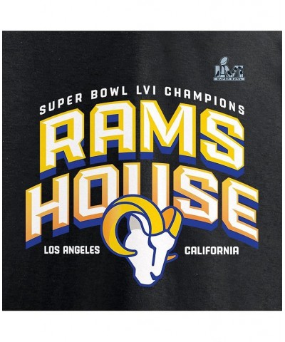 Men's Branded Black Los Angeles Rams Super Bowl LVI Champions Hometown Long Sleeve T-shirt $23.99 T-Shirts