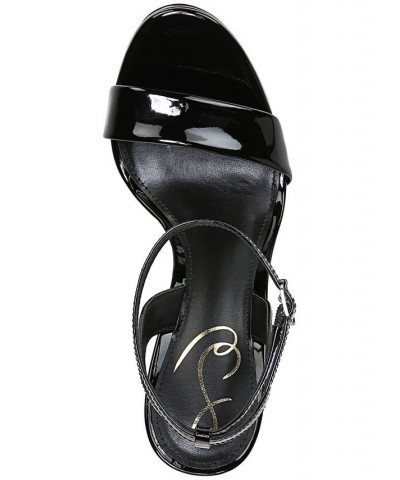 Women's Jade Two-Piece Platform Sandals Black $49.68 Shoes