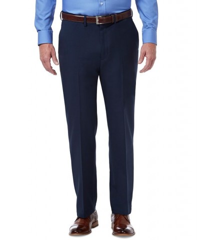 Men's Premium Comfort Stretch Classic-Fit Solid Flat Front Dress Pants PD08 $25.30 Pants