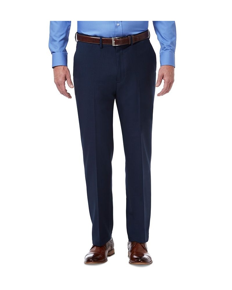 Men's Premium Comfort Stretch Classic-Fit Solid Flat Front Dress Pants PD08 $25.30 Pants