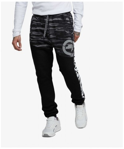 Men's Big and Tall A Coogi Camo Joggers Black $31.20 Pants