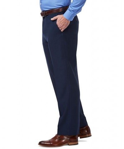 Men's Premium Comfort Stretch Classic-Fit Solid Flat Front Dress Pants PD08 $25.30 Pants