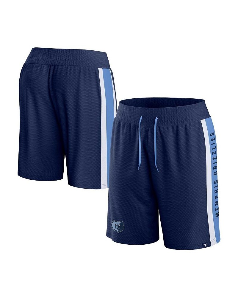 Men's Branded Navy Memphis Grizzlies Referee Iconic Mesh Shorts $25.49 Shorts