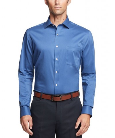 Men's Regular-Fit Ultraflex Dress Shirt Smokey Blue $19.20 Dress Shirts