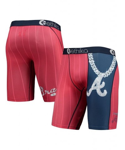 Men's Red Atlanta Braves Slugger Boxers $17.15 Underwear