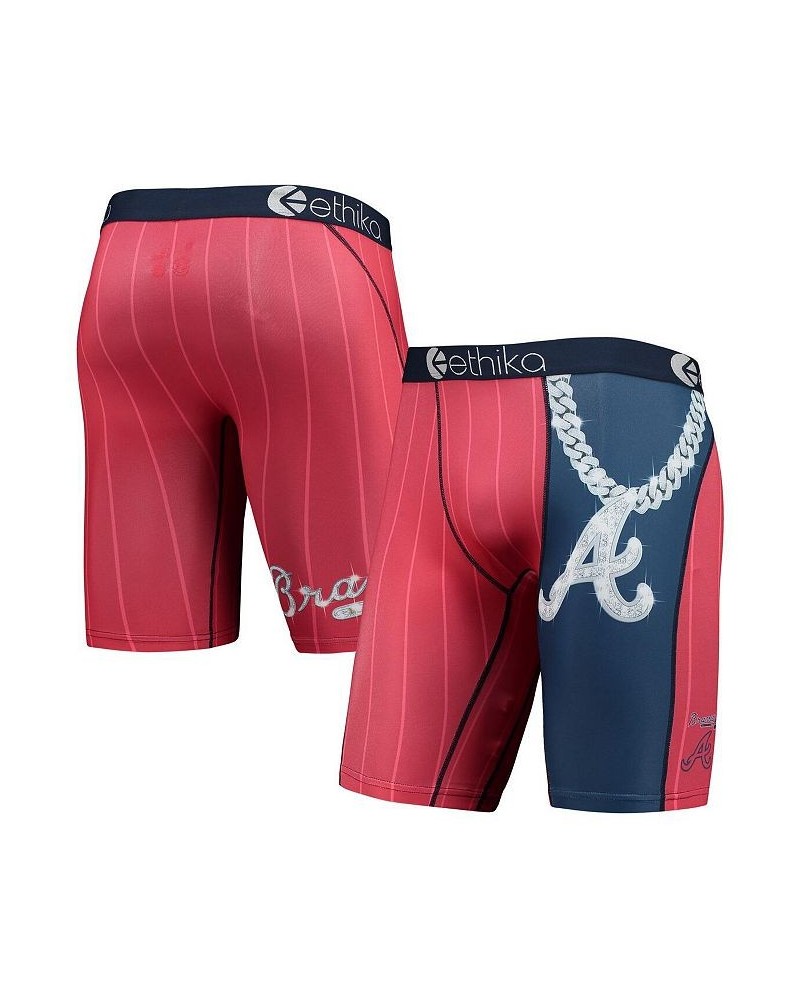 Men's Red Atlanta Braves Slugger Boxers $17.15 Underwear