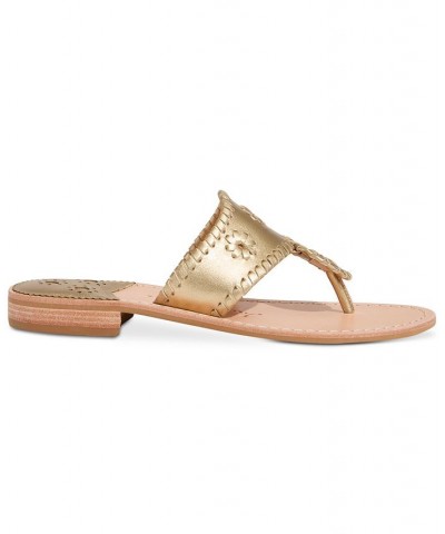 Women's Jacks Slip-On Flat Sandals PD04 $48.30 Shoes