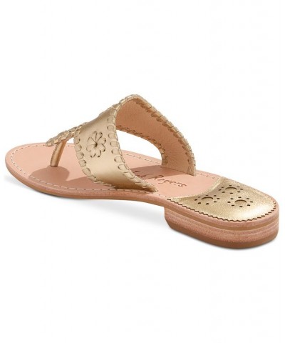 Women's Jacks Slip-On Flat Sandals PD04 $48.30 Shoes