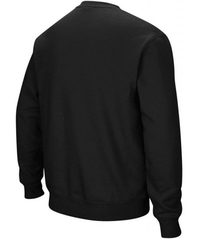 Men's Black Louisville Cardinals Arch Logo Crew Neck Sweatshirt $33.59 Sweatshirt