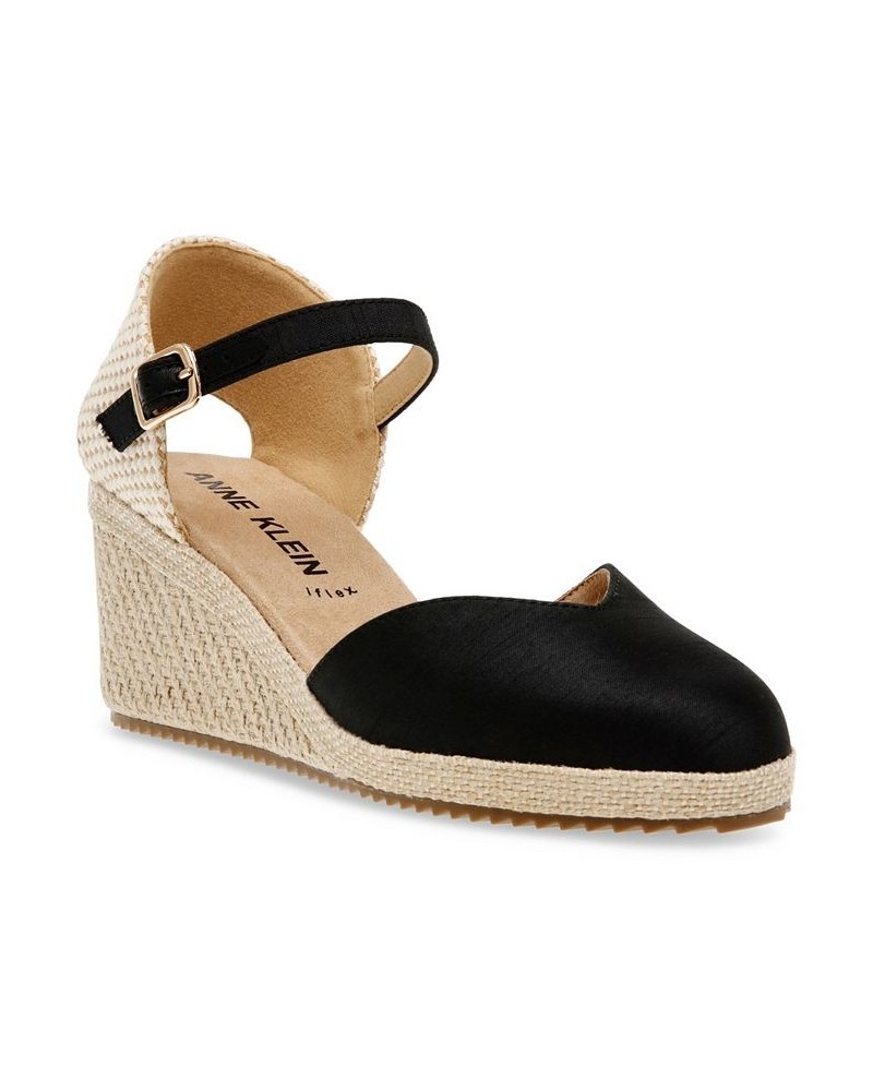 Women's Zana Wedge Sandal Black $51.48 Shoes