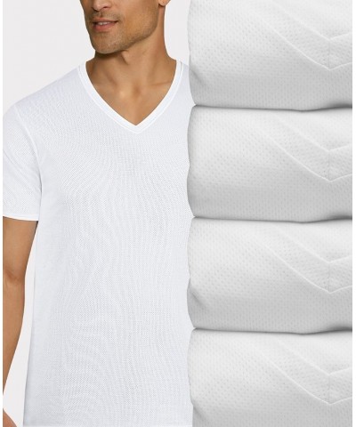 Men's X-Temp V-Neck Mesh T-Shirts - 4-pk. Multi $15.90 Undershirt