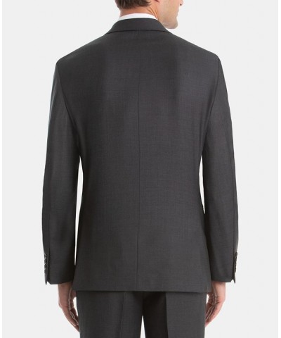 Men's UltraFlex Classic-Fit Wool Suit Jacket Gray $68.00 Suits