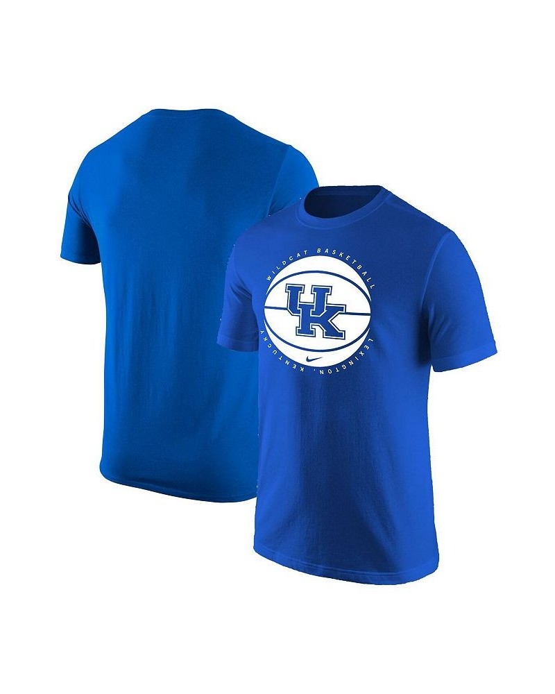 Men's Royal Kentucky Wildcats Basketball Logo T-shirt $21.00 T-Shirts