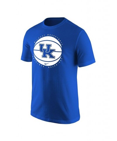 Men's Royal Kentucky Wildcats Basketball Logo T-shirt $21.00 T-Shirts