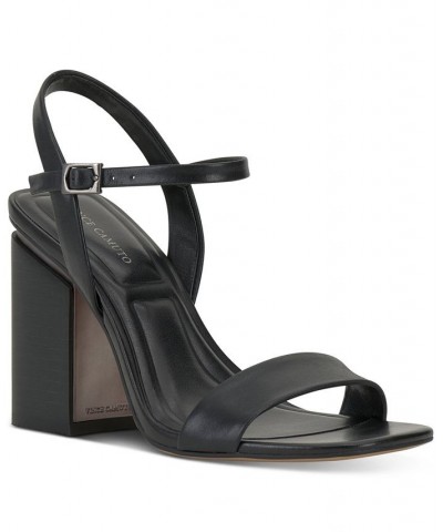 Herrica Ankle-Strap Slingback Two-Piece City Sandals Black $54.00 Shoes