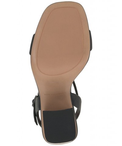 Herrica Ankle-Strap Slingback Two-Piece City Sandals Black $54.00 Shoes