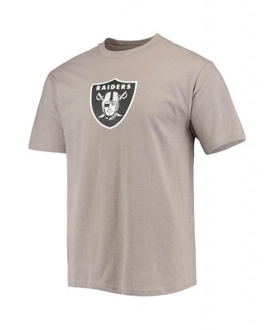 Men's Silver, Charcoal Las Vegas Raiders Meter T-shirt and Shorts Sleep Set $23.97 Pajama