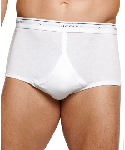 Men's Tall Man Classic Full-Rise Briefs 2-Pack White $14.15 Underwear