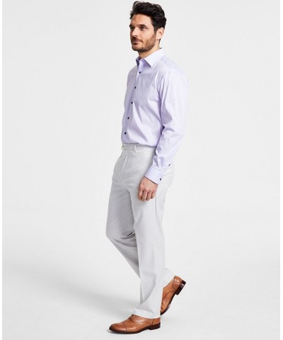 Men's Classic-Fit Solid Flat-Front Dress Pants PD08 $24.75 Pants