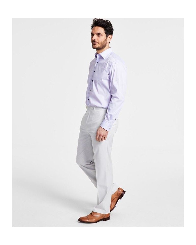 Men's Classic-Fit Solid Flat-Front Dress Pants PD08 $24.75 Pants