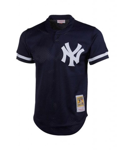 Men's Don Mattingly Navy New York Yankees 1995 Authentic Cooperstown Collection Mesh Batting Practice Jersey $49.00 Jersey