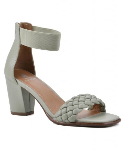 Women's Backer Dress Sandals Green $32.39 Shoes