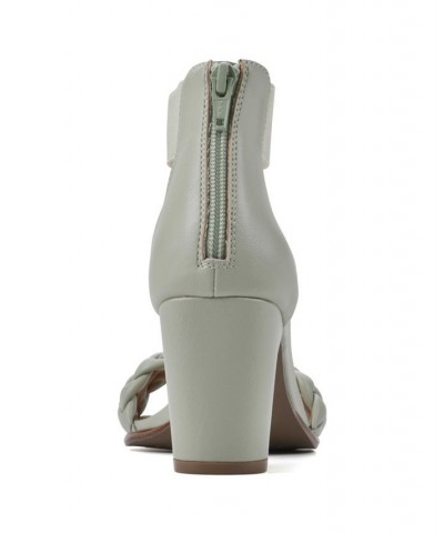 Women's Backer Dress Sandals Green $32.39 Shoes