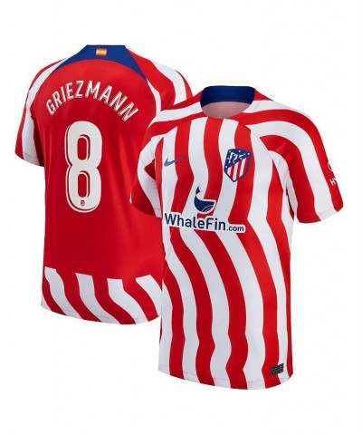 Men's Antoine Griezmann Red/White Atletico de Madrid 2022/23 Home Breathe Stadium Replica Player Jersey $44.80 Jersey