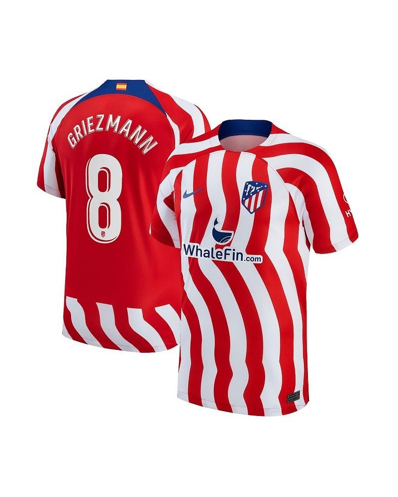 Men's Antoine Griezmann Red/White Atletico de Madrid 2022/23 Home Breathe Stadium Replica Player Jersey $44.80 Jersey