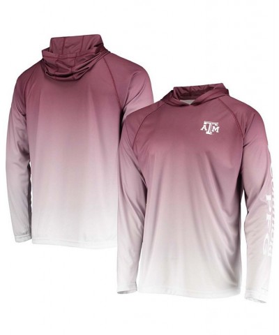 Men's Maroon Texas A M Aggies Terminal Tackle Omni-Shade UPF 50 Long Sleeve Hooded T-shirt $38.49 T-Shirts