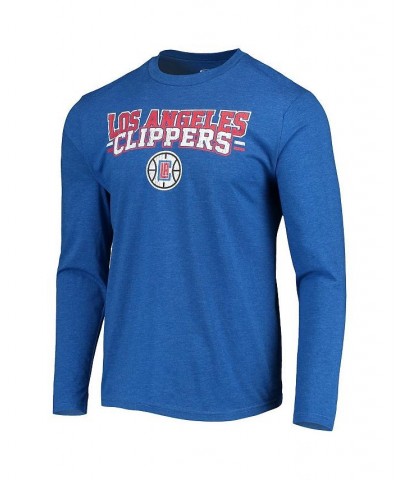 Men's Black, Royal LA Clippers Long Sleeve T-shirt and Pants Sleep Set $33.60 Pajama