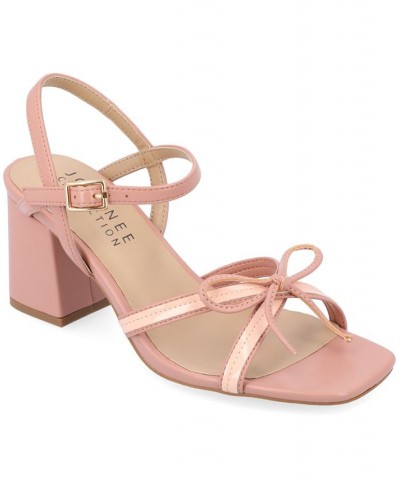 Women's Issmia Crisscross Bow Sandals PD05 $49.39 Shoes