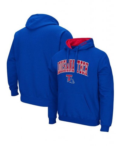 Men's Royal Louisiana Tech Bulldogs Arch and Logo Pullover Hoodie $30.24 Sweatshirt