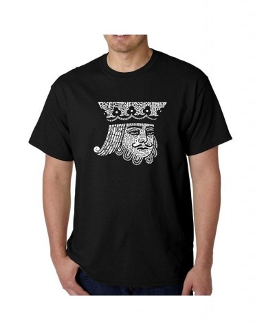 Men's Word Art T-Shirt - King of Spades Black $14.35 T-Shirts