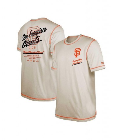 Men's White San Francisco Giants Team Split T-shirt $26.95 T-Shirts