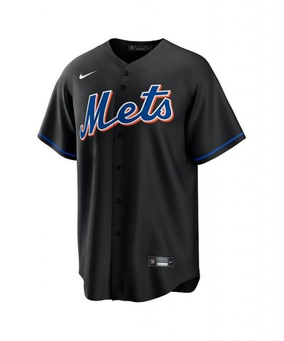 Men's Mike Piazza Black New York Mets 2022 Alternate Replica Player Jersey $53.65 Jersey