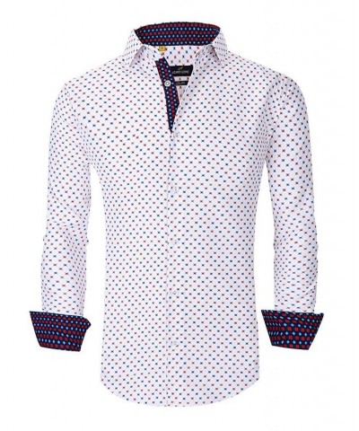 Men's Slim Fit Business Nautical Button Down Dress Shirt $19.59 Dress Shirts