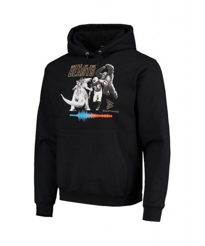 Men's Black Battle of the Beasts Pullover Hoodie $42.00 Sweatshirt