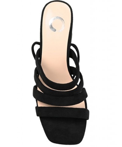 Women's Sevyn Tie-Up Sandals Black $42.75 Shoes