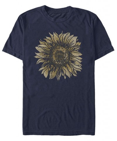 Men's Dreams Blossom Short Sleeve Crew T-shirt Blue $17.84 T-Shirts