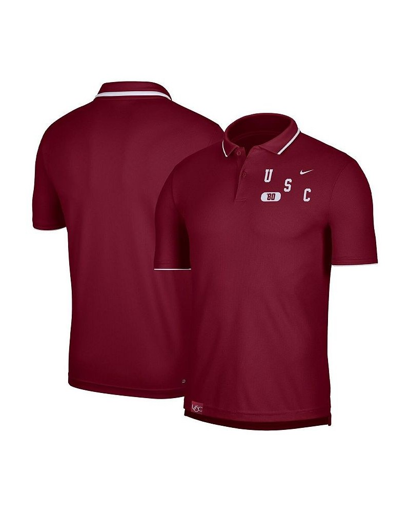 Men's Cardinal USC Trojans Wordmark Performance Polo Shirt $31.85 Polo Shirts