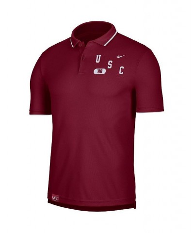 Men's Cardinal USC Trojans Wordmark Performance Polo Shirt $31.85 Polo Shirts