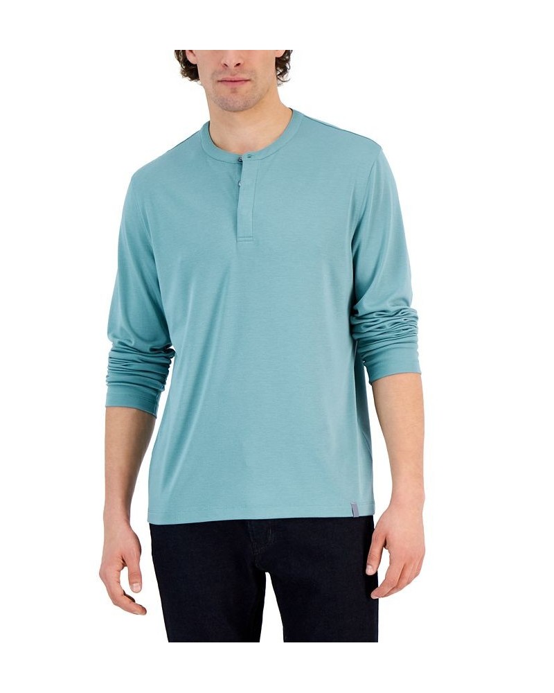 Men's Alfatech Solid Henley PD05 $15.39 T-Shirts