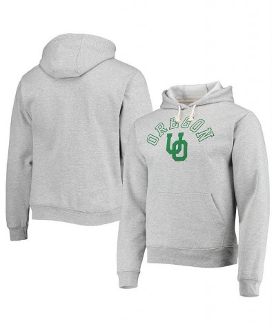 Men's Heathered Gray Oregon Ducks Seal Neuvo Essential Fleece Pullover Hoodie $39.74 Sweatshirt