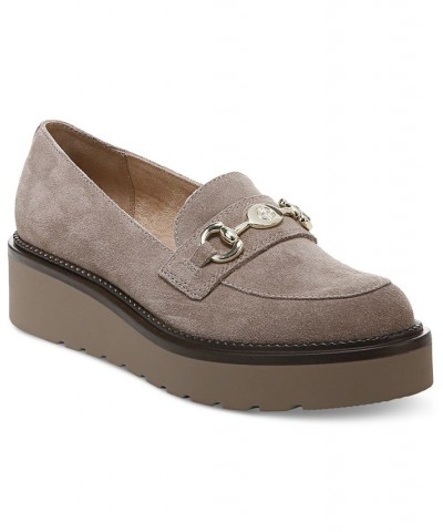 Mayaa Lug-Sole Loafers Tan/Beige $51.74 Shoes