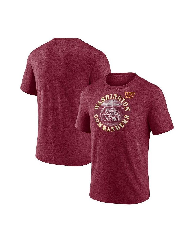 Men's Branded Heathered Burgundy Washington Commanders Sporting Chance T-shirt $21.15 T-Shirts