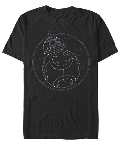 Men's Star Wars The Rise of Skywalker BB-8 Starry Constellation Short Sleeve T-shirt Black $18.89 T-Shirts